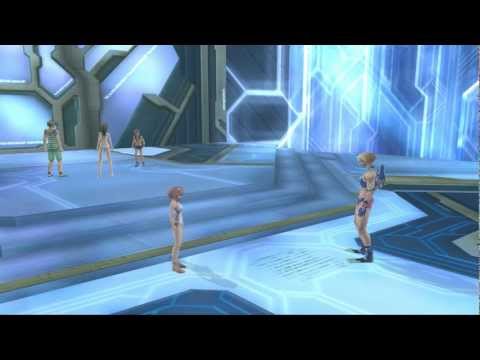 Xenosaga III HD Cutscene 310 - Crystal Room (Underground Ruins) - ENGLISH - SWIMSUIT MODE