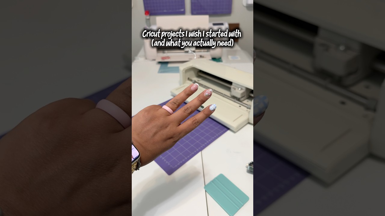 3 Cricut projects I wish I started with (and what you need) 👀✨ #cricut #cricutbeginner