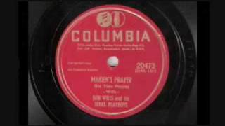 Bob Wills &amp; His Texas Playboys - Maiden&#39;s Prayer (1935)