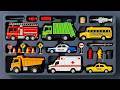 Magic Toy Car Transformation Fire Truck Police Car School Bus City Heroes