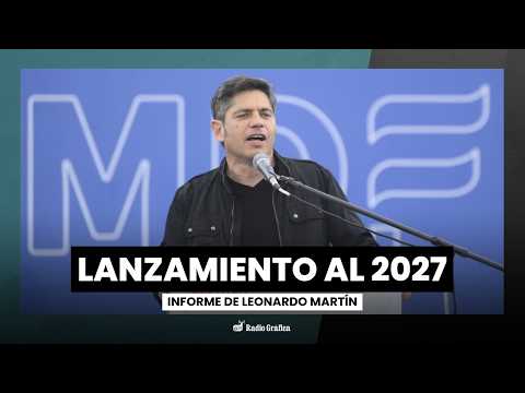 Kicillof en Avellaneda: un acto de lanzamiento al 2027 | Informe de Leonardo Martín