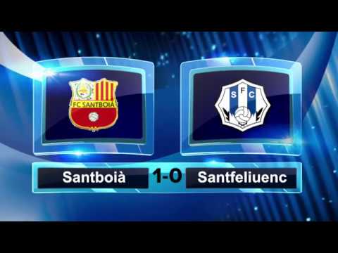 Resumen del Santboià 1-0 Santfeliuenc