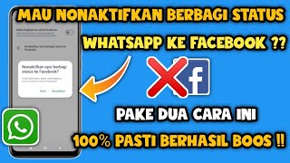Download lagu How to disable sharing WhatsApp status on Facebook | Latest 2024 mp3