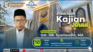 Download lagu [KAJIAN AHAD Ust.DR. Syamsudin, MA] mp3