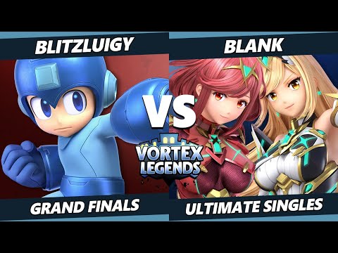 Vortex Legends 27 GRAND FINALS - BlitzLuigy (Mega Man) Vs. Blank (Pyra Mythra) SSBU Smash Ultimate