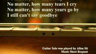 I Still Can&#39;t Say Goodbye Chet Atkins (Guitar solo version) played by Allen Sit