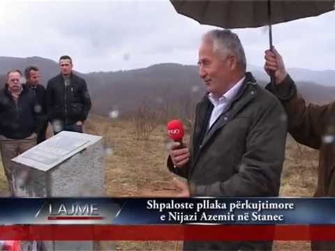 www.rtvpresheva.tv  Pllaka përkujtimore   Nijazi Azemi komandant MJEKRRA
