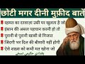 Small But Useful Things Hazrat Ali Quotes Rumi Urdu Quotes Islamic Motivation Golden Words