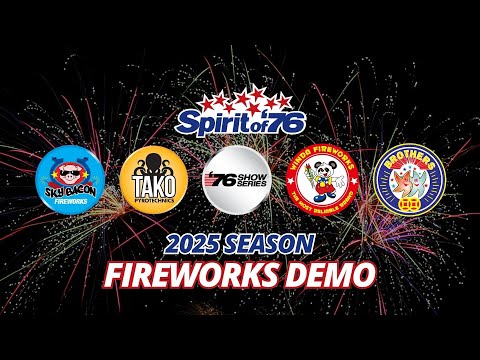 2025 Season Virtual Fireworks Demo - Sky Bacon, Tako, 76 Show Series, Brothers, Winda, more (Jan 15)