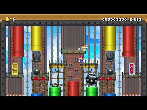 [MINI LEVEL!] Lemmy's Airship! by «Odd☆Pipe» 🍄 Super Mario Maker 2 ✹Switch✹ #aty