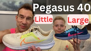 Nike Pegasus 40 - Little & Large Versions