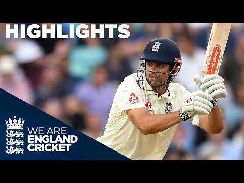 Alastair Cook Unbeaten On 46! | England v India 5th Test Day 3 2018 - Highlights