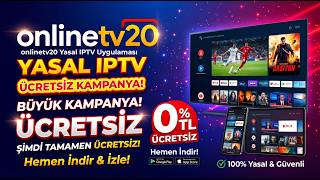 YASAL IPTV ARTIK TAMAMEN ÜCRETSİZ! | 🎁 Onlinetv20 Büyük Kampanyası Başladı!