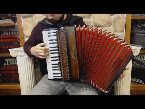 BELTSTUIV96CH - Chocolate Beltuna Studio IV Piano Accordion LMMM 34 96 $5999