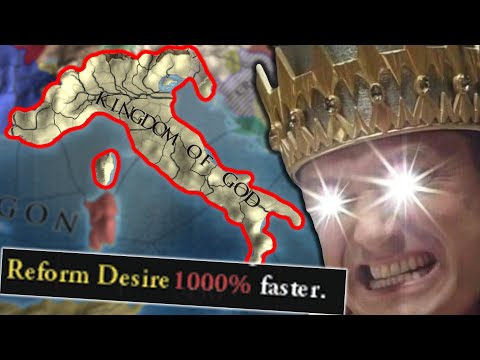 ZOBACZ JAK!? Zostać JEDYNYM Katolikiem jako Papiestwo | EU4 Papal State Guide PL