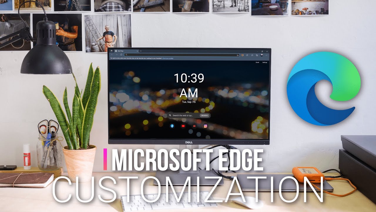 Microsoft Edge customization | LIVE Backgrounds setup