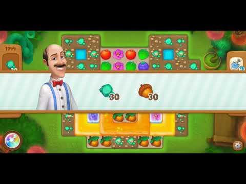 Gardenscapes Level 1944 Walkthrough "No Boosters Used"