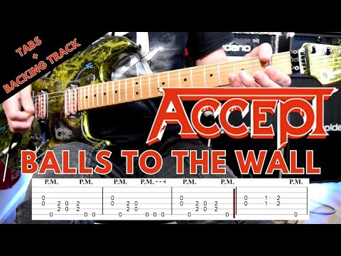 Balls to the Wall Accept cover / Tabs / Lesson / Tutorial / Backing track