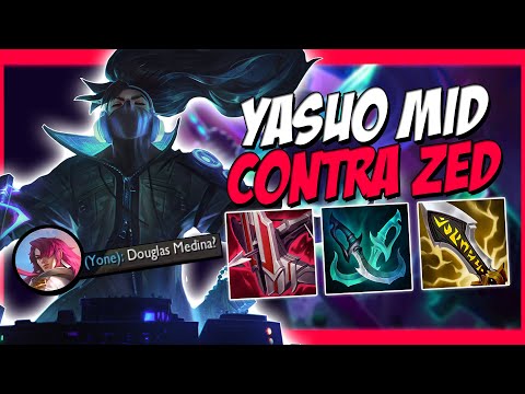 COLOQUEI 2 NIVEIS NA FRENTE DO INIMIGO - YASUO VS ZED | League of Legends