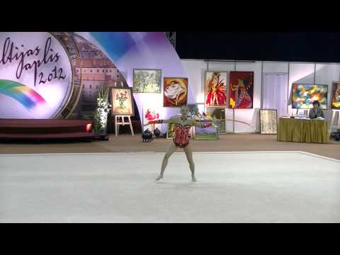 Staniouta Melitina (BLR)  hoop   all-around   "Baltic hoop 2012"
