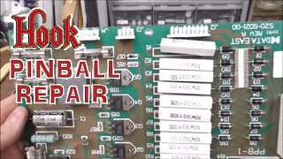 Repairing Data East's 1992 HOOK Pinball Machine, This Thing Is Loaded! Peter Pan Robin Williams