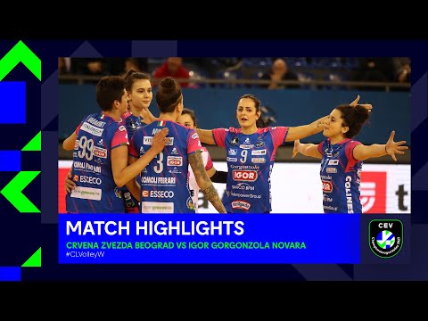 Highlights | Crvena Zvezda Beograd vs. Igor Gorgonzola NOVARA | CEV Champions League Volley 2023