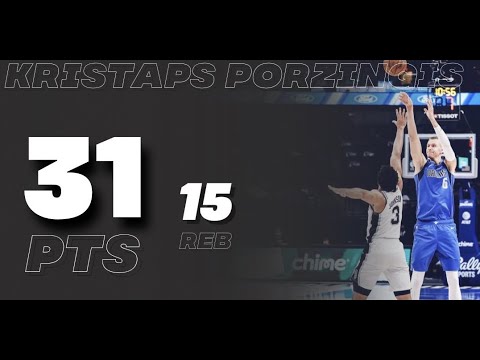 Kristaps Porzingis Drops 31 Points Vs Spurs!!