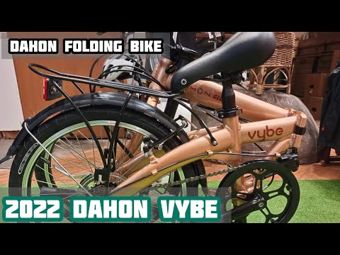 2022 DAHON VYBE FOLDING BIKE CHAMPAGNE GOLD