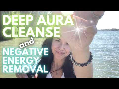 🌀Powerful Selenite Aura Brushing/ Cleansing Away Negative Energies/ Reiki ✨