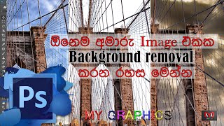 කරන්න බැහැ කියන ඔනම Image එකක Background  Remove කරන්නේ මෙහෙමයි