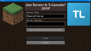 How To Play Servers In TLauncher 2024