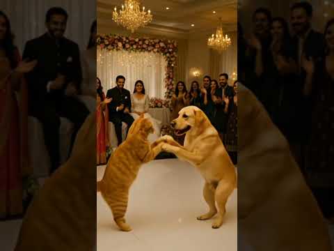 Cat and Dog Dance Together… Cutest Performance Ever! ❤️