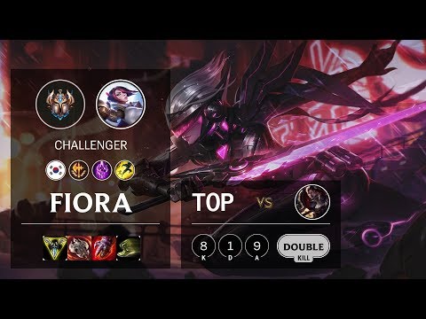 Fiora Top vs Darius - KR Challenger Patch 10.6