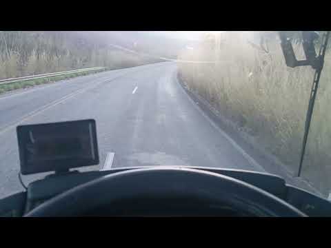 SUBINDO A SERRA DE BREJINHO DE NAZARÉ A PORTO NACIONAL - TO. COM ÔNIBUS MERCEDES OF 1721.
