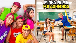 MINHA PRIMA APANHOU DA PROFESSORA NA ESCOLA *Fomos atrás dela ? 