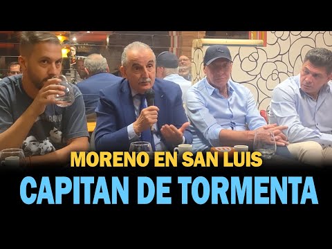 Guillermo Moreno en San Luis 21/1/26