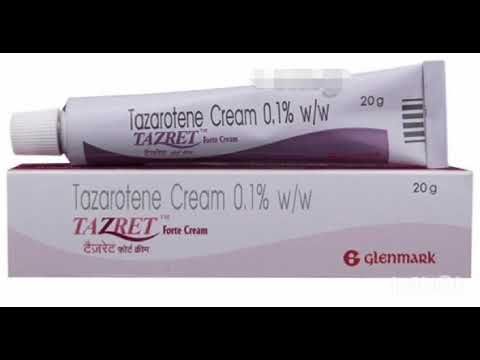 Finished Product Tazarotene Cream 0.1% Tazret Fort, 0.01% w/w, Packaging Size: 20 gm
