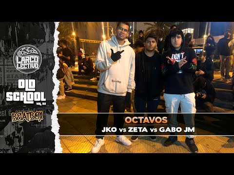 🧢 JKO vs ZETA vs GABO JM - OCTAVOS | LARCOLECTIVO: OLD SCHOOL - VOL.02 #BEATBOX #FREESTYLE