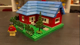 I had fun with this - vintage LEGO Town House Set 322 from 1964!