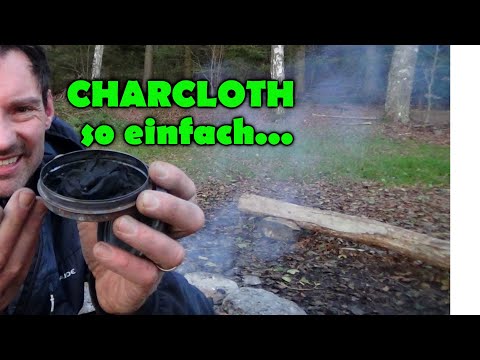 Charcloth - den perfekten Zunder ganz einfach herstellen