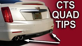 Quad Exhaust Tips | 2014-2016 Cadillac CTS