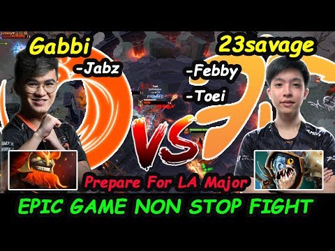 Prepare for LA Major Qual | Fnatic 23savage [Slark] vs TNC.Gabbi [Mars] Nonstop Fight Dota 2 7.24