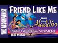 Friend Like Me Aladdin 1992 Piano Accompaniment Karaoke Lyrics In CC