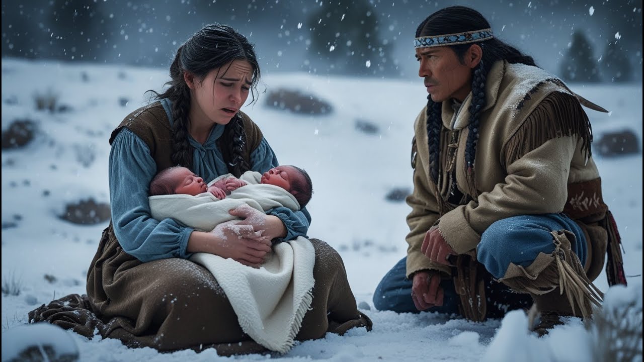 Widowed Settler Abandoned With Newborn Twins Until Comanche Hunter Found Them In The Blizzard