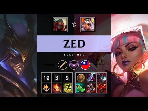 Zed Mid vs Qiyana - TW Master Patch 25.05