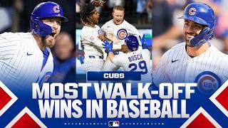 GO CUBS GO! ???? Cubs have the most walk-off wins in MLB this season! | MLB Highlights