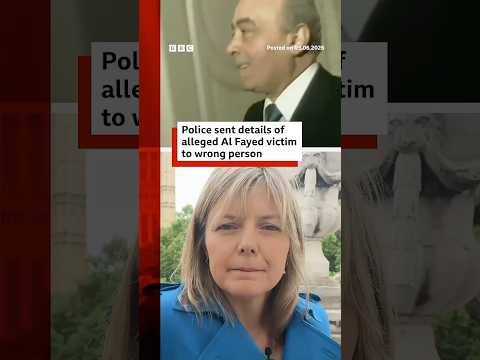 Police sent details of alleged Al Fayed victim to wrong person. #BBCNews