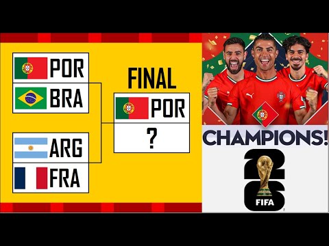 FULL PREDICTION - 2026 World Cup - Final, Semifinals, Quarter-finals, Round of 16, Group Stage