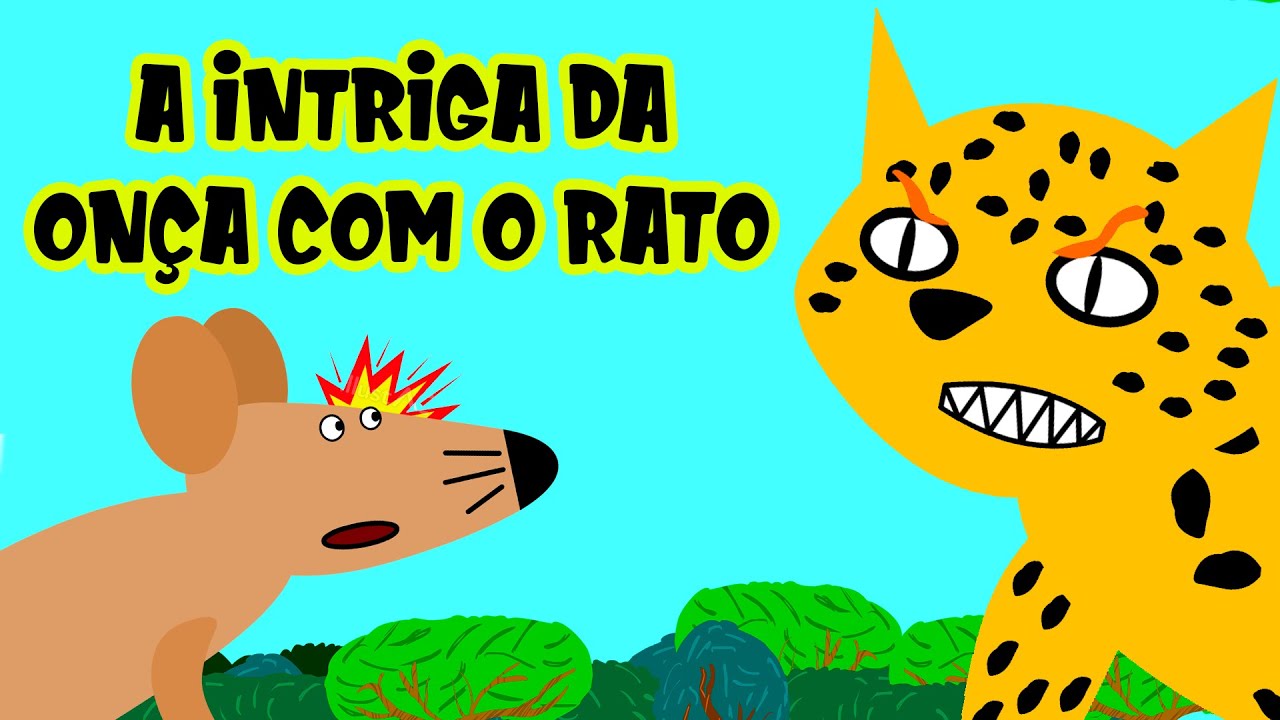 A Peleja da Onça e o Rato Desenho Animado