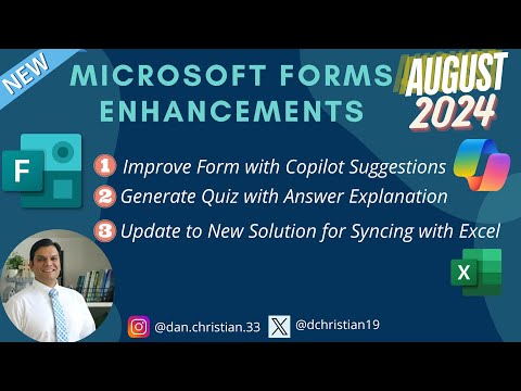 New Microsoft Forms Features Revealed Aug 2024